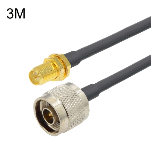 

RP-SMA Female To N Male RG58 Coaxial Adapter Cable, Cable Length:3m