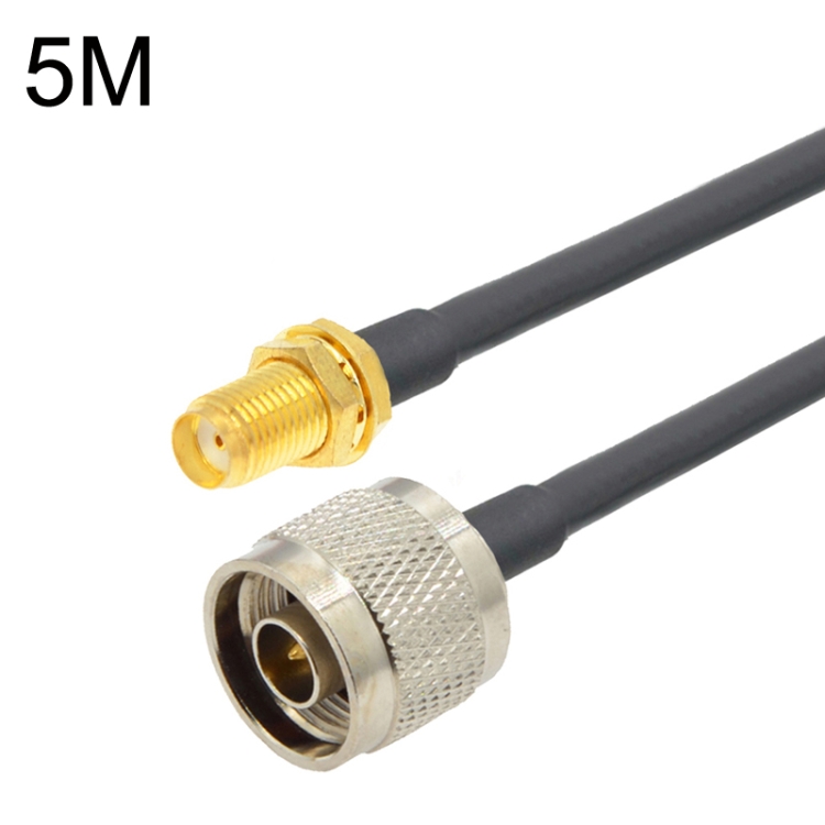 

SMA Female To N Male RG58 Coaxial Adapter Cable, Cable Length:5m