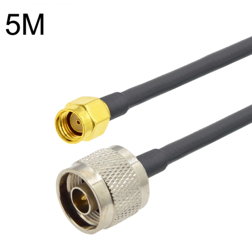 

RP-SMA Male to N Male RG58 Coaxial Adapter Cable, Cable Length:5m