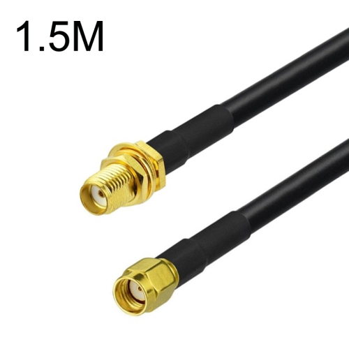 

SMA Female To RP-SMA Male RG58 Coaxial Adapter Cable, Cable Length:1.5m