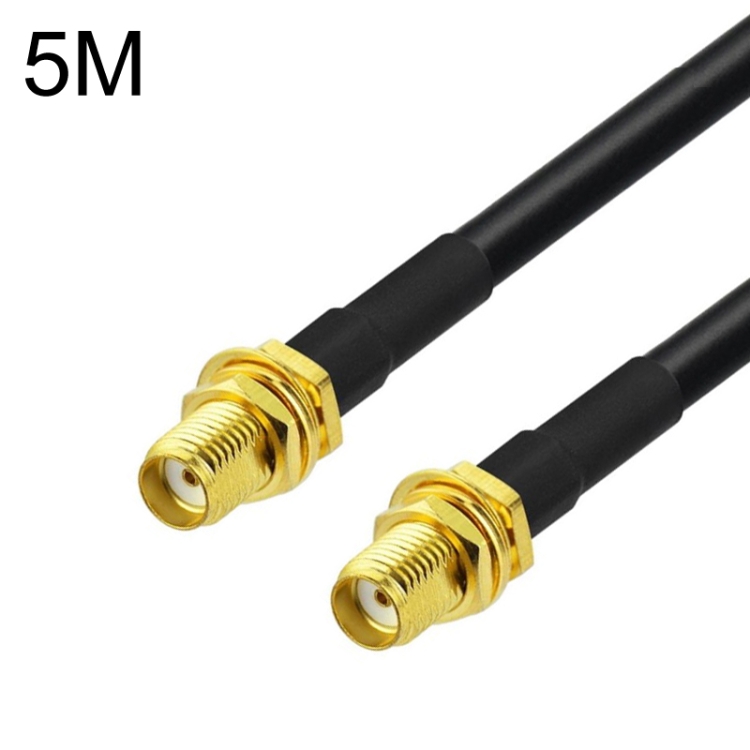 

SMA Female To SMA Female RG58 Coaxial Adapter Cable, Cable Length:5m