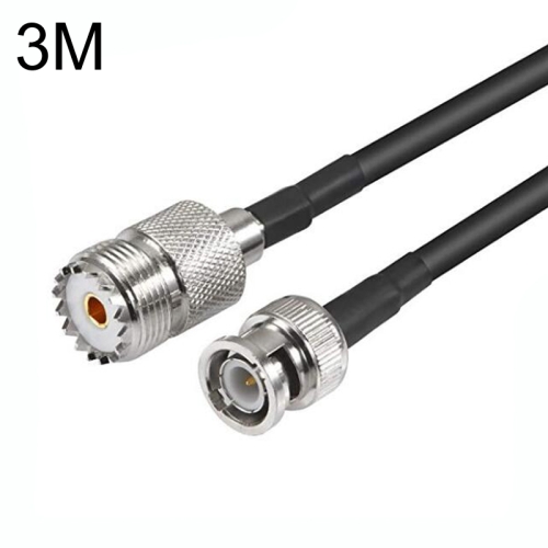 

BNC Male To UHF Female RG58 Coaxial Adapter Cable, Cable Length:3m