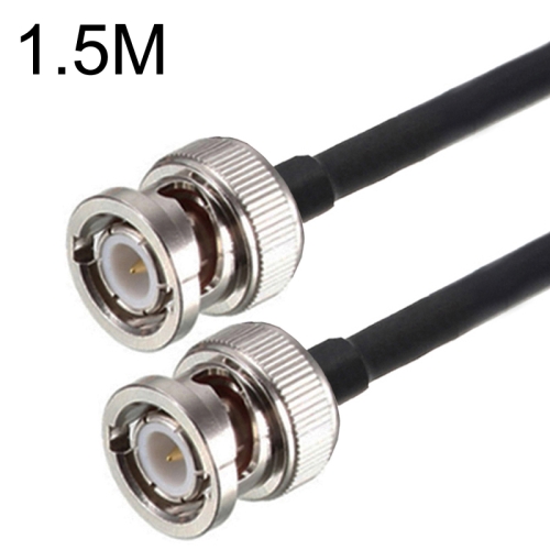 

BNC Male To BNC Male RG58 Coaxial Adapter Cable, Cable Length:1.5m