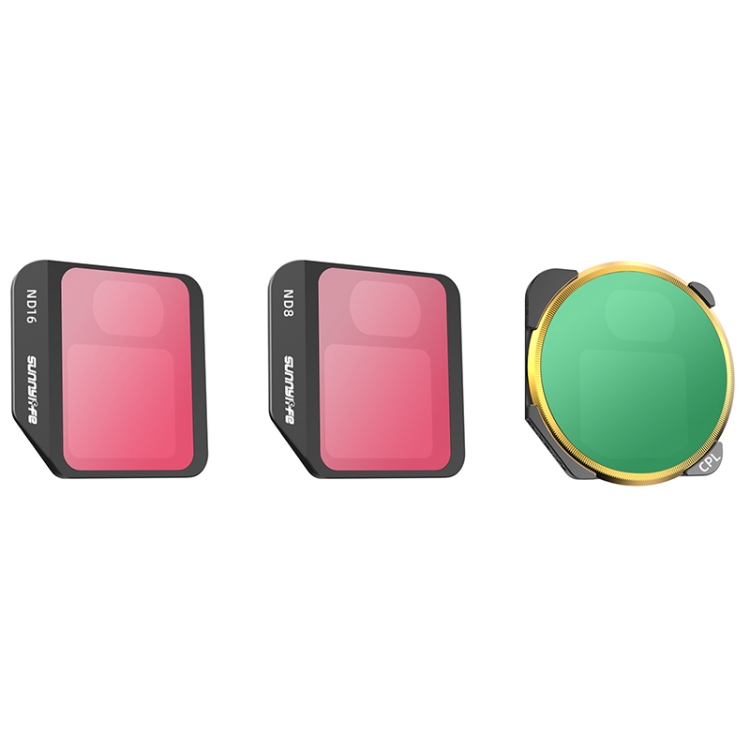 

3 PCS / Set CPL+ND8+ND16 Sunnylife M3-FI330 For Mavic 3 Filter