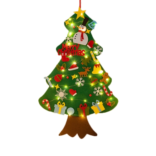 

Children DIY Handmade Felt Luminous Christmas Tree Decorated, Style:C Type