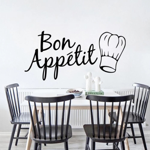 Decorazione della cucina Adesivi da cucina Bon Appetit Adesivi murali fai  da te Sfondi arte in