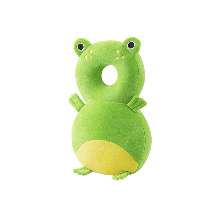 

Infant Baby Learning to Walk Sitting Fall Protection Head Cotton Core Pillow Protector Safety Care, Size:Conventional(Frog Crystal Velvet)