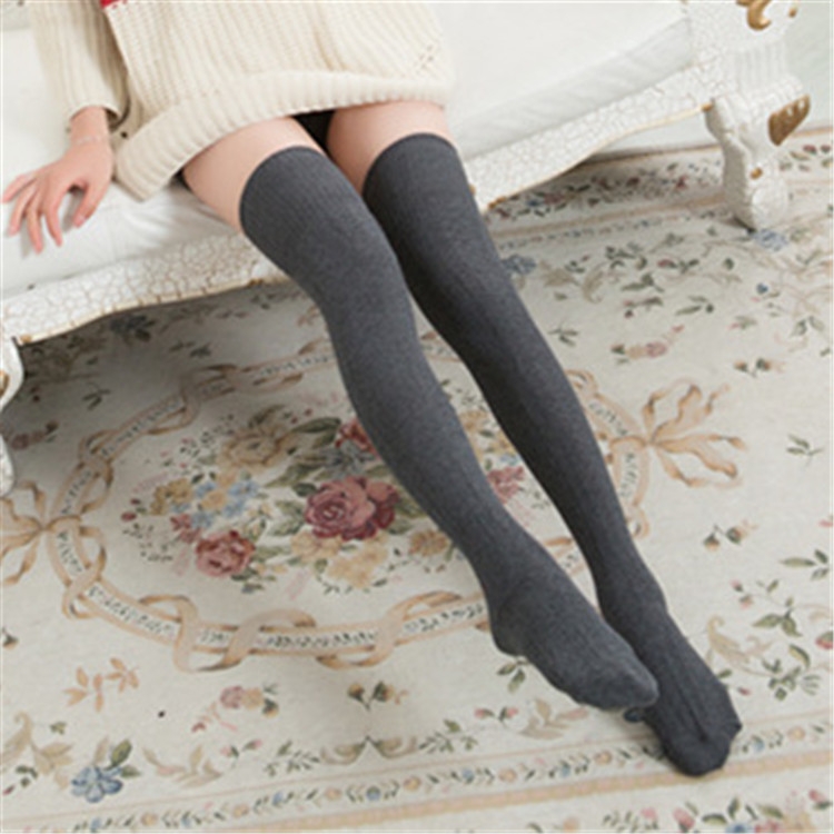 Spring and Autumn Cotton Over-knee 