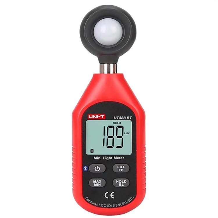 

UNI-T UT383BT 200,000 LUX Digital Luxmeter Luminance Light Meter With LCD Backlit Display