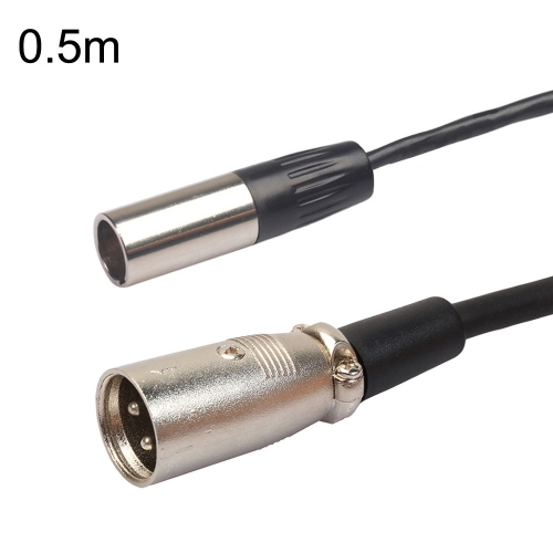 

Xlrmini Caron Male To Mini Male Balancing Cable For 48V Sound Card Microphone Audio Cable, Length:0.5m