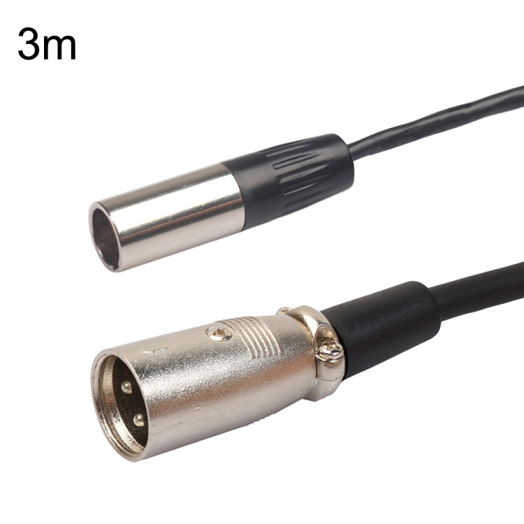 

Xlrmini Caron Male To Mini Male Balancing Cable For 48V Sound Card Microphone Audio Cable, Length:3m