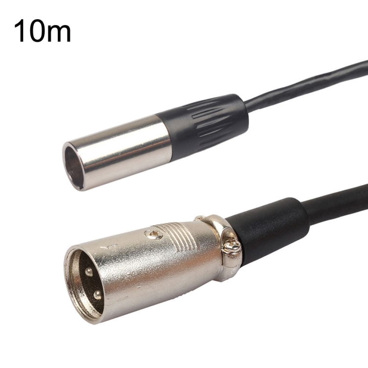 

Xlrmini Caron Male To Mini Male Balancing Cable For 48V Sound Card Microphone Audio Cable, Length:10m