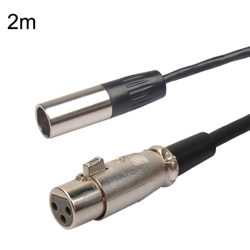 

Xlrmini Caron Female To Mini Male Balancing Cable For 48V Sound Card Microphone Audio Cable, Length:2m