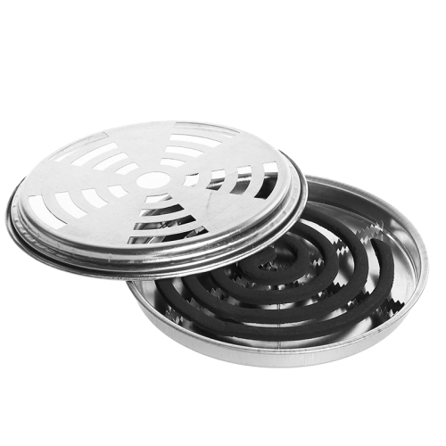 

Metal Mosquito Coil Holder With Zigzag Mosquito Coil for Summer