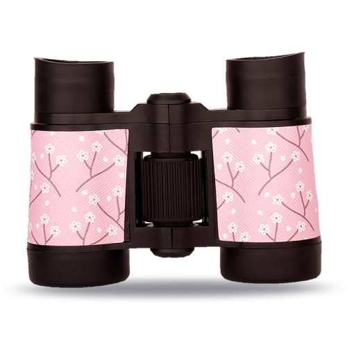 Oiseau télescope binoculaire 4x30 regardant des cadeaux de télescope pour  enfants (fleur de pêche rose)