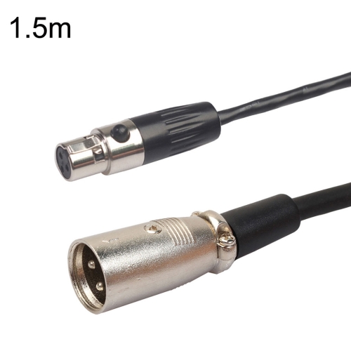 

Xlrmini Caron Male To Mini Female Balancing Cable For 48V Sound Card Microphone Audio Cable, Length:1.5m