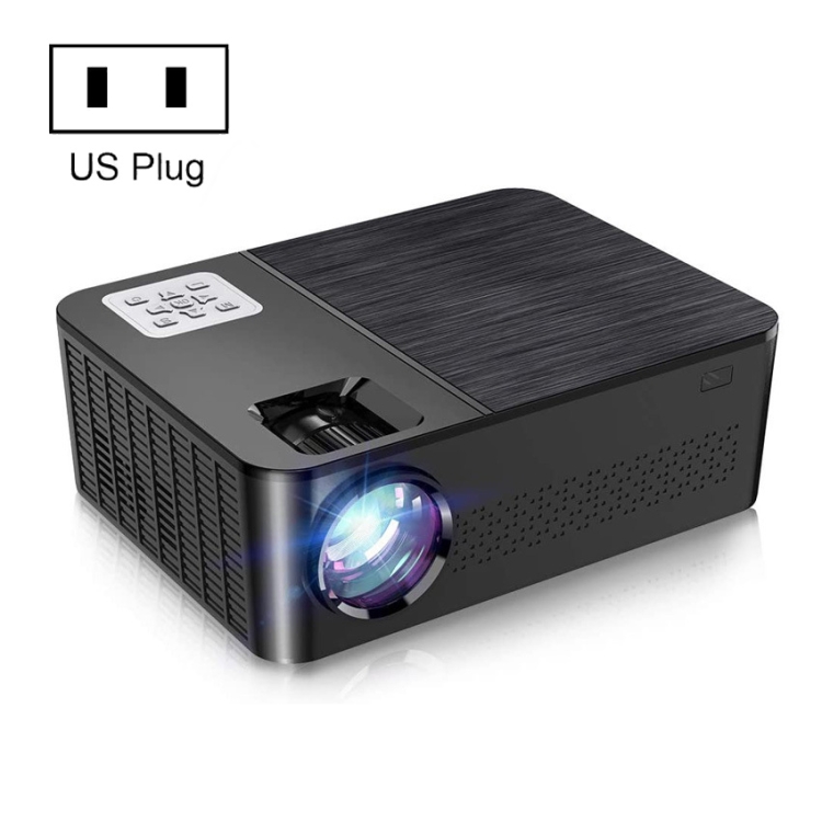 

A65Pro 1920x1080P Voice Remote Control Projector Support Same-Screen With RJ45 Port, US Plug(Black)
