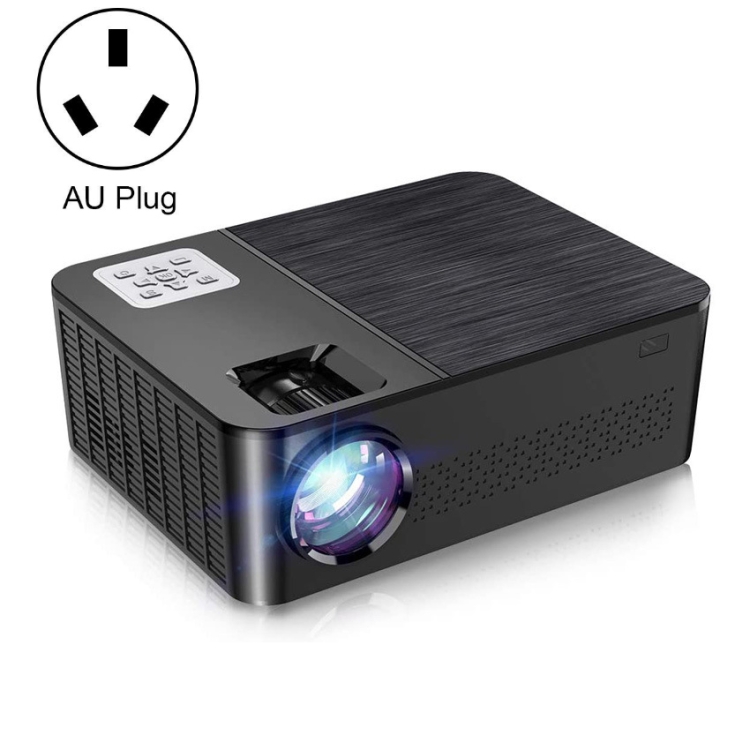 

A65Pro 1920x1080P Voice Remote Control Projector Support Same-Screen With RJ45 Port, AU Plug(Black)