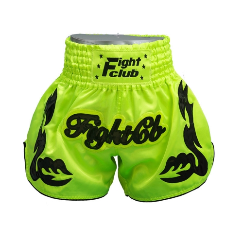 

ZhuoAo Muay Thai/Boxing/Sanshou/Fighting Shorts for Men and Women, Size:S(Green Cool)