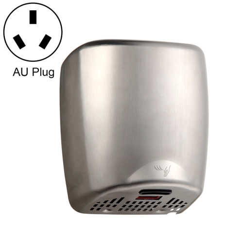 

Kuaierte Bathroom Stainless Steel Hhigh-Speed Hand Dryer, Colour:Brushed(AU Plug)