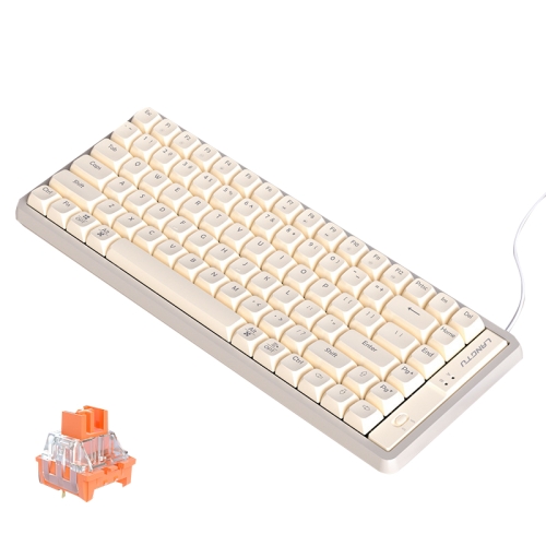 

LANGTU GK85 85 Keys Gold Shaft Mechanical Wired Keyboard. Cable Length: 1.5m, Style:No Light Version (Gray)