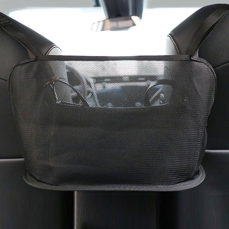 

3 PCS Car Seat Hanging Storage Bag, Style:Without Pocket(Black)