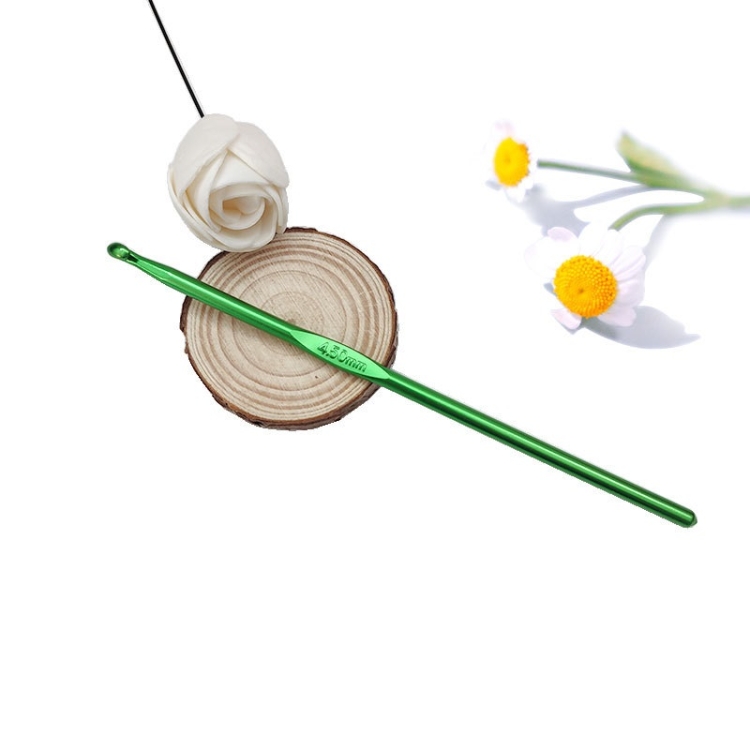 

10 PCS Color Alumina Single Head Crochet Handmade DIY Knitting Tool Material, Specification:4.5mm