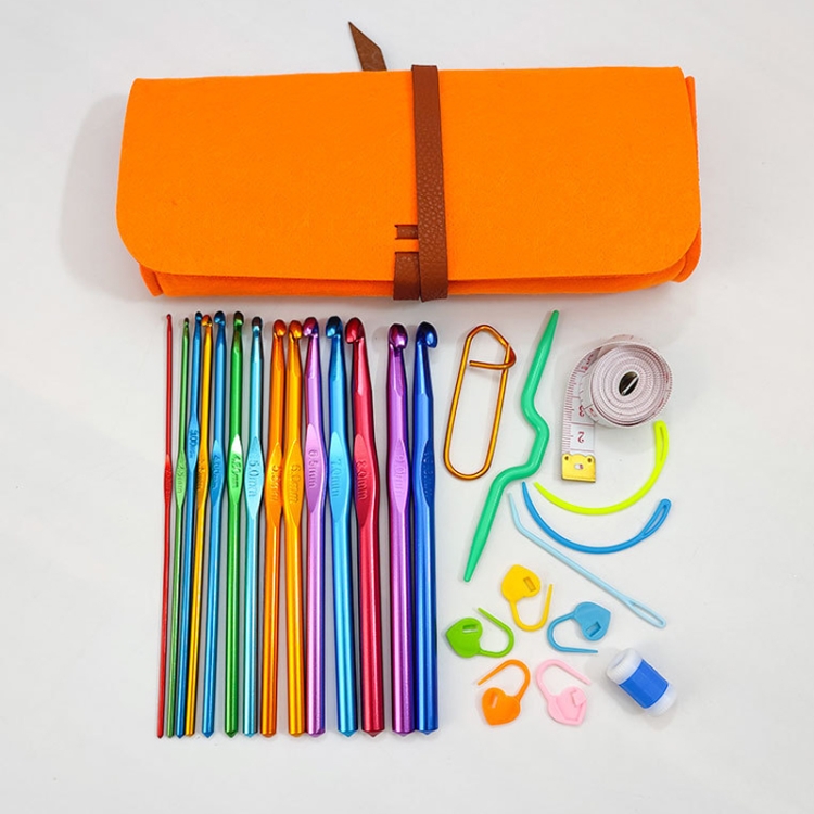 

27 PCS/Set Color Alumina Single Head Crochet Handmade DIY Knitting Tool Material