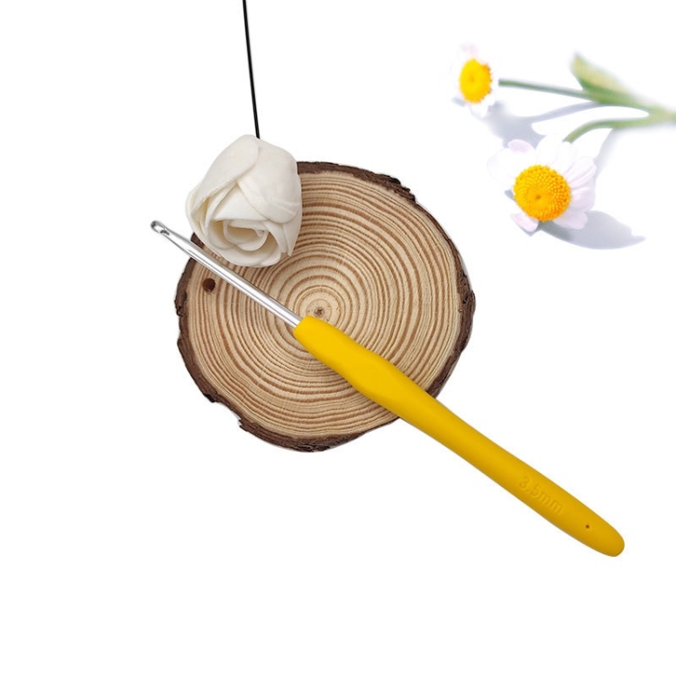 

10 PCS TPR Handmade DIY Sweater Knitting Crochet Tools Material, Specification:3.5mm