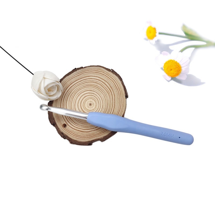 

10 PCS TPR Handmade DIY Sweater Knitting Crochet Tools Material, Specification:7.0mm