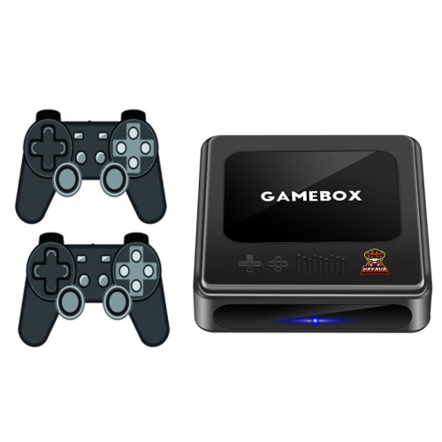 

GD10 32G Built-In 10000+ Games Dual System Set-Top Box 3D Home 4K HD TV Game Console Box US Plug(Black)