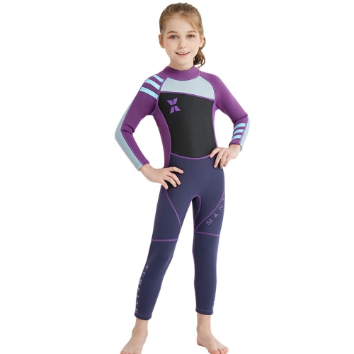 Traje de neopreno de una pieza Traje de baño para niños Niñas Protección UV  para Natación Surf Snorkel Buceo