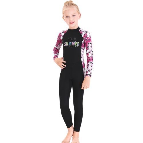 

DIVE&SAIL Children Outdoor Sunscreen Long Sleeve Speed Dry Diving Suit, Size: S(Black)