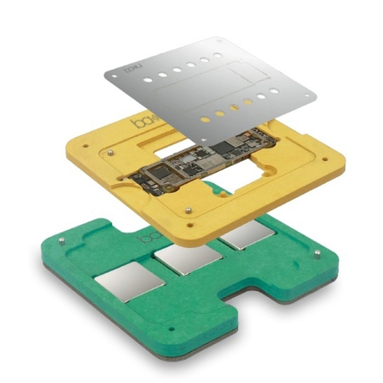 

BaKu 3D BGA CPU Tin Planting Mesh Motherboard Repair Tin Planting Table For IPhone A11
