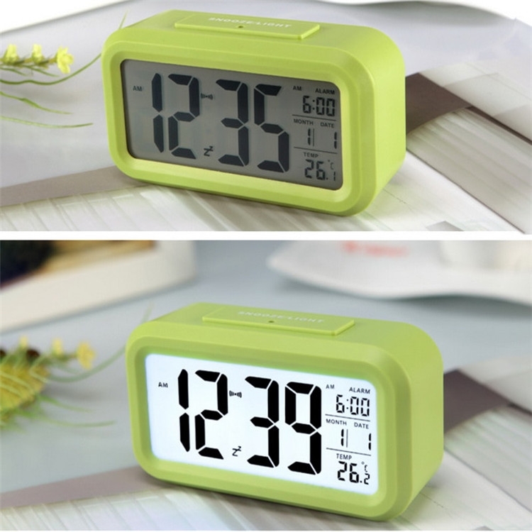 Portable Clocks Lazy Display Creative Snooze Mini Digital LCD Alarm Clock Portable Clocks Lazy Display Creative Snooze Mini Digital LCD Alarm Clock