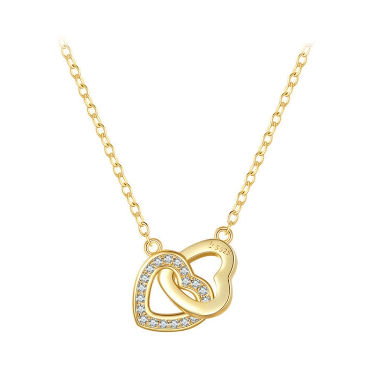 

Love S925 Sterling Silver Lady Necklace (Gold)