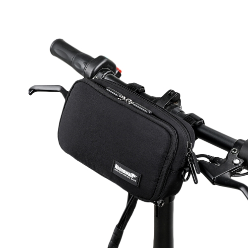 

Rhinowalk Leisure Bike Front Bag Small Storage Bicycle Handlebar Bag Travel Storage Commuter Bag(Black)