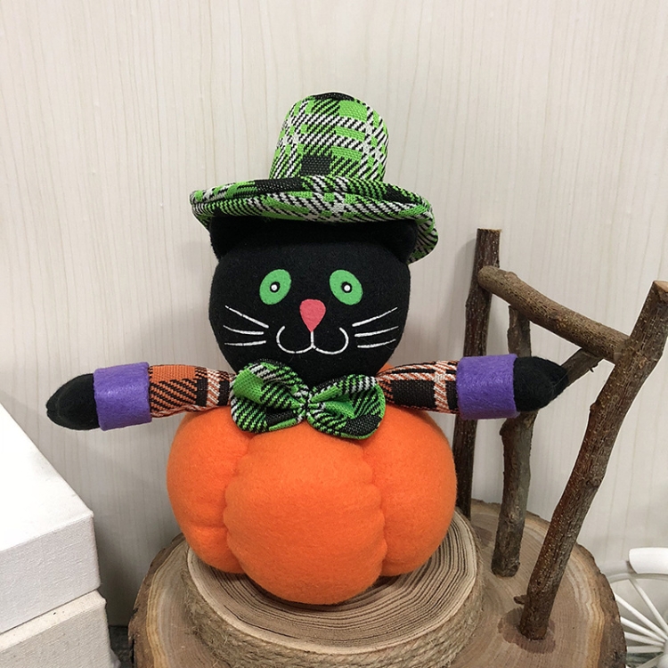 Halloween Decoration Ornaments Bar Dance Party Mall Dress up Supplies(Black  Cat)