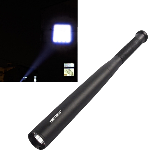 Baseball Bat LED Flashlight Self Defense Security T6 Handheld Torch Tool 