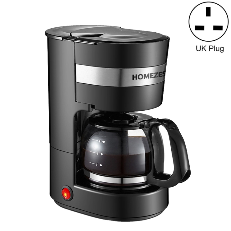 HOMEZESTHousehold Coffee Machine Tetera automática doméstica pequeña  cafetera de goteo (enchufe del Reino Unido)
