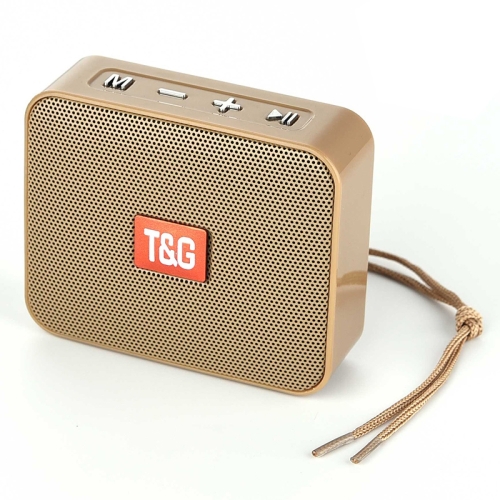 T&G TG166 Altavoz pequeño portátil inalámbrico con Bluetooth a color (verde)