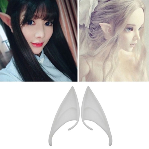 

10 Pairs Halloween Elf Latex Ears Cosplay Props, Size:12cm(Luminous)