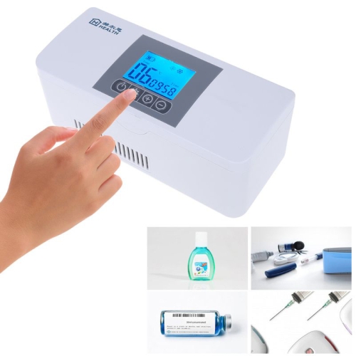 Borsa termica portatile per insulina Borsa termica per insulina per  diabetici Frigo ricaricabile Mini frigorifero Borsa