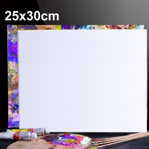 5 PCS Pittura acrilica a olio Cornice quadrata bianca in bianco per artisti  in legno, 25x30 cm