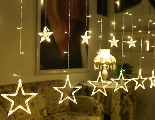 220V EU Plug LED Star Light Christmas lights
