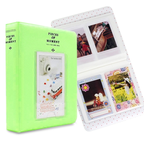 

64 Pockets Name Card Pieces for Fujifilm Instax Mini 8 /7s /70 /25 /50s /90(Green)