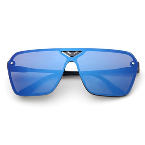 

Retro Fashion Sunglasses Men and Women Coloured Lense Sun Glasses(Blue)
