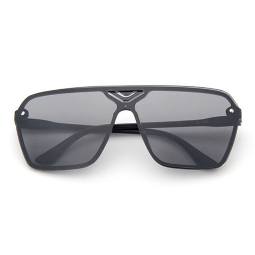 

Retro Fashion Sunglasses Men and Women Coloured Lense Sun Glasses(Black+Gray)