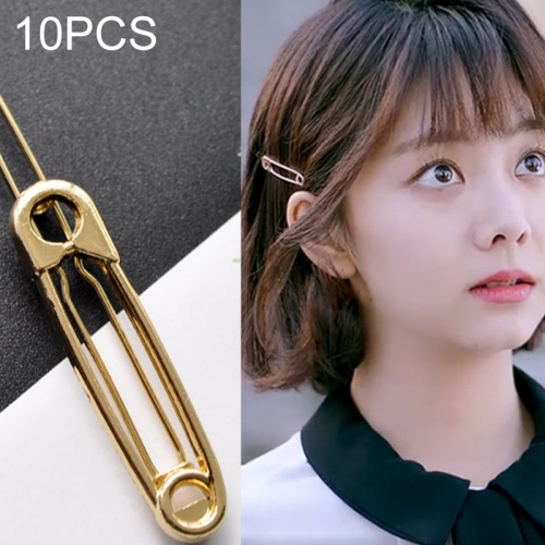 10 PCS New Fashion Exquisite Jewelry Hair Clip Metal Pin Shape Hair  Ornaments Decorated Frog Clip(