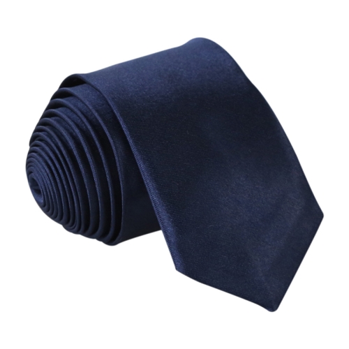 

Men Narrow Casual Arrow Skinny Necktie Slim Tie(Navy)